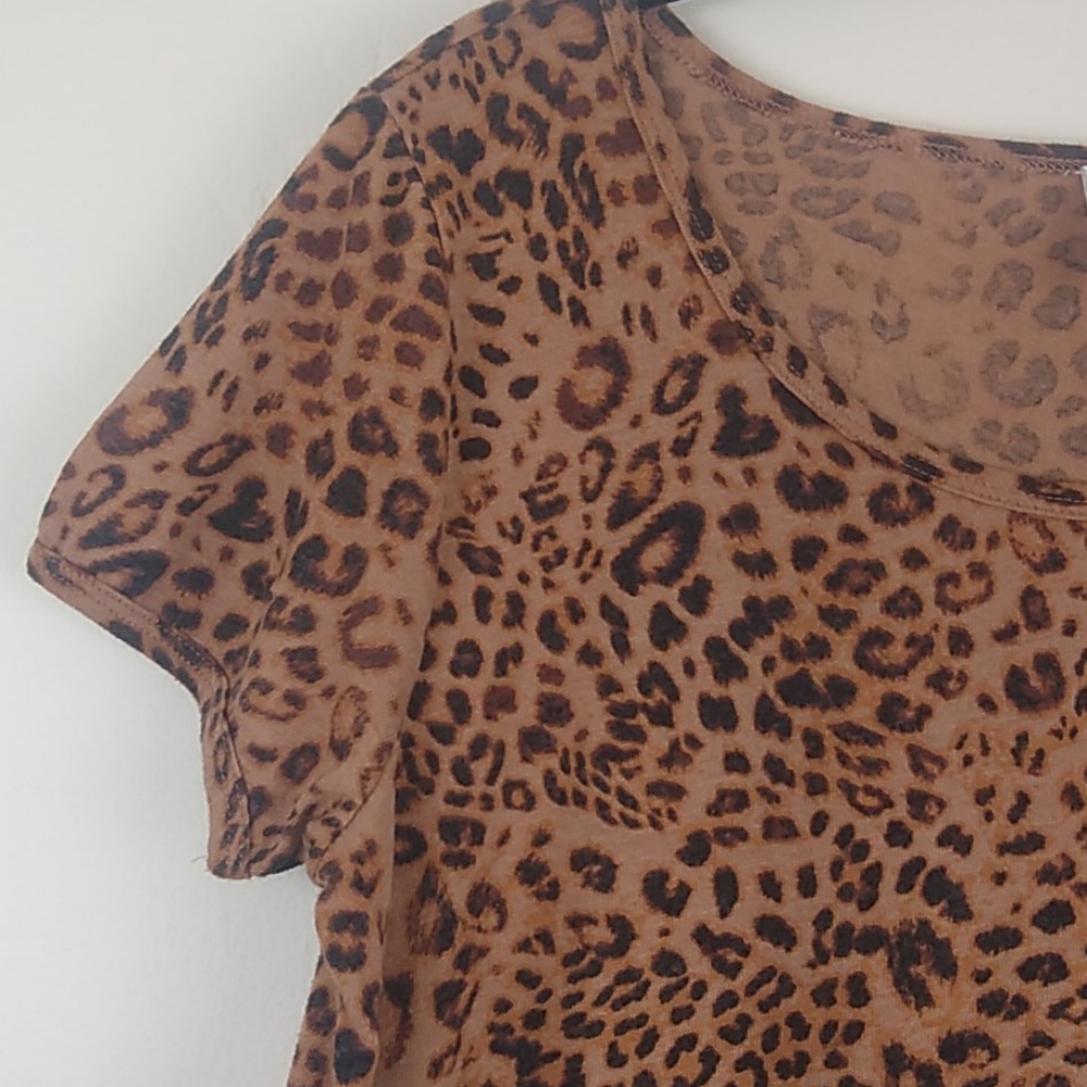 ❤️SOLD!❤️ Z Supply Leopard Print Tunic Size: L - Picture 2 of 7